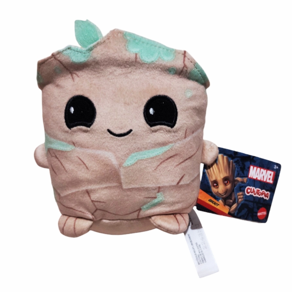 Marvel Cuutopia Groot 5'' Mattel Plush Toy 2022 Brand New